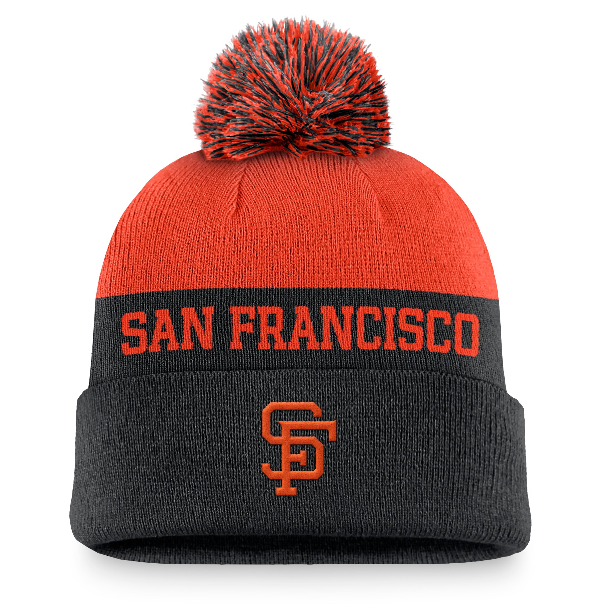 mens san francisco giants nike black rewind peak cuffed knit hat with pom Collection | San Francisco Giants Shop - Official MLB Jerseys & Caps