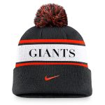 mens san francisco giants nike black team stripe peak cuffed knit hat with pom Collection | San Francisco Giants Shop - Official MLB Jerseys & Caps
