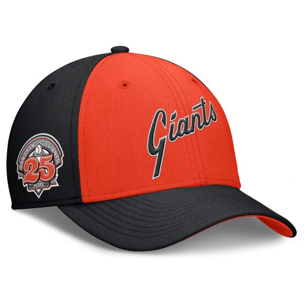 mens san francisco giants nike blackorange rise swoosh performance flex hat Collection | San Francisco Giants Shop - Official MLB Jerseys & Caps