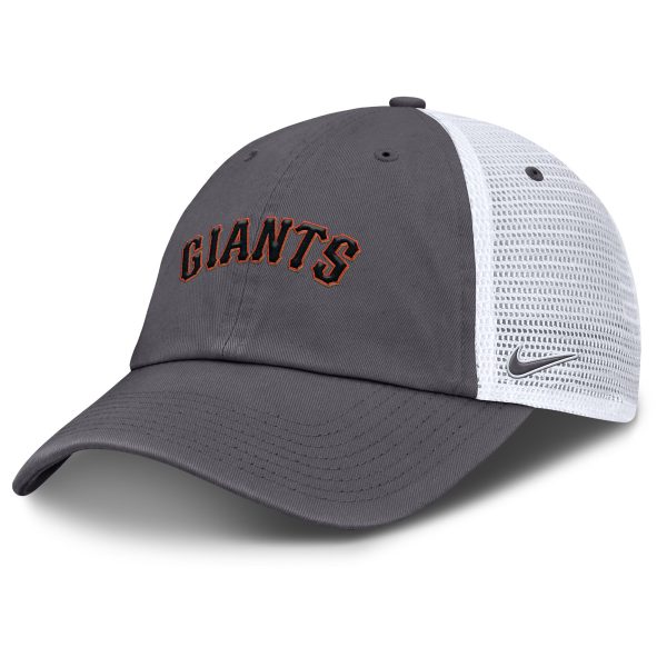 mens san francisco giants nike gray wordmark club adjustable trucker hat Collection | San Francisco Giants Shop - Official MLB Jerseys & Caps