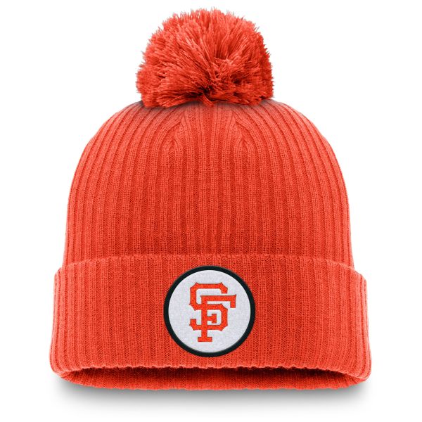 mens san francisco giants nike orange cooperstown collection patch cuffed knit hat with pom Collection | San Francisco Giants Shop - Official MLB Jerseys & Caps
