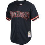 mens san francisco giants will clark mitchell  ness black cooperstown collection mesh batting practice button-up jersey 2981741 Collection | San Francisco Giants Shop - Official MLB Jerseys & Caps
