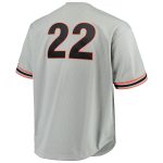 mens san francisco giants will clark mitchell  ness gray big  tall cooperstown collection mesh batting practice jersey Collection | San Francisco Giants Shop - Official MLB Jerseys & Caps