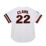 mens san francisco giants will clark mitchell  ness white cooperstown collection 1989 authentic jersey Collection | San Francisco Giants Shop - Official MLB Jerseys & Caps