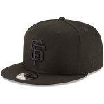 san francisco giants new era black on black 9fifty team snapback adjustable hat – black Collection | San Francisco Giants Shop - Official MLB Jerseys & Caps