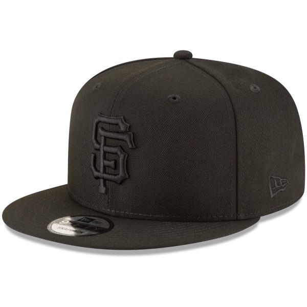 san francisco giants new era black on black 9fifty team snapback adjustable hat – black Collection | San Francisco Giants Shop - Official MLB Jerseys & Caps