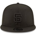 san francisco giants new era black on black 9fifty team snapback adjustable hat – black Collection | San Francisco Giants Shop - Official MLB Jerseys & Caps