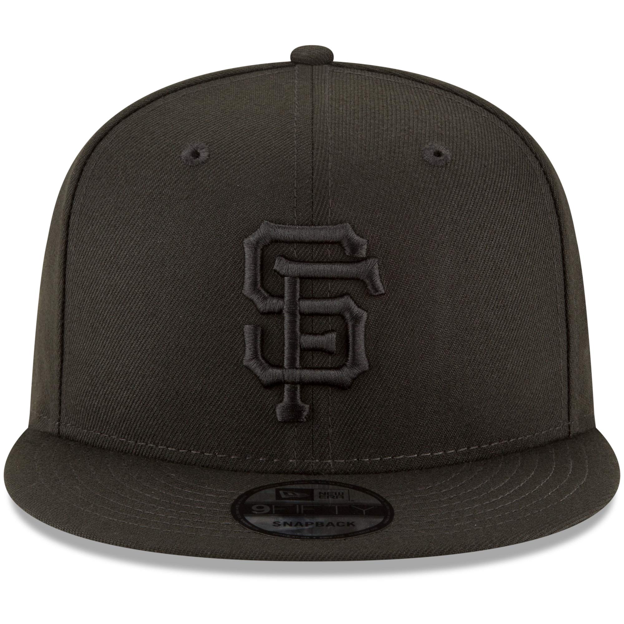san francisco giants new era black on black 9fifty team snapback adjustable hat – black Collection | San Francisco Giants Shop - Official MLB Jerseys & Caps