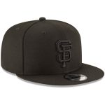 san francisco giants new era black on black 9fifty team snapback adjustable hat – black Collection | San Francisco Giants Shop - Official MLB Jerseys & Caps