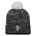 womens san francisco giants fanatics blackwhite iconic cuffed knit hat with pom Collection | San Francisco Giants Shop - Official MLB Jerseys & Caps