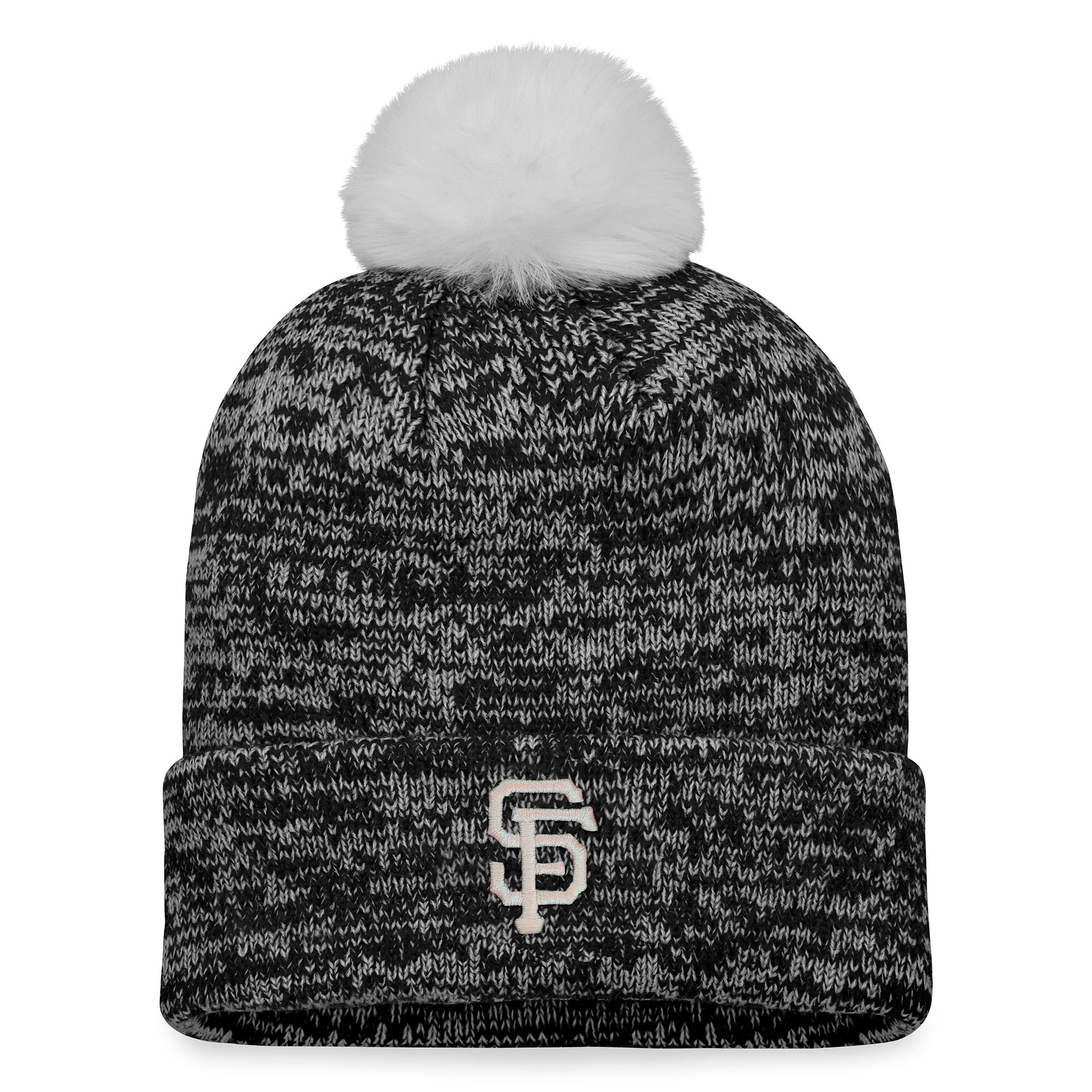 womens san francisco giants fanatics blackwhite iconic cuffed knit hat with pom Collection | San Francisco Giants Shop - Official MLB Jerseys & Caps