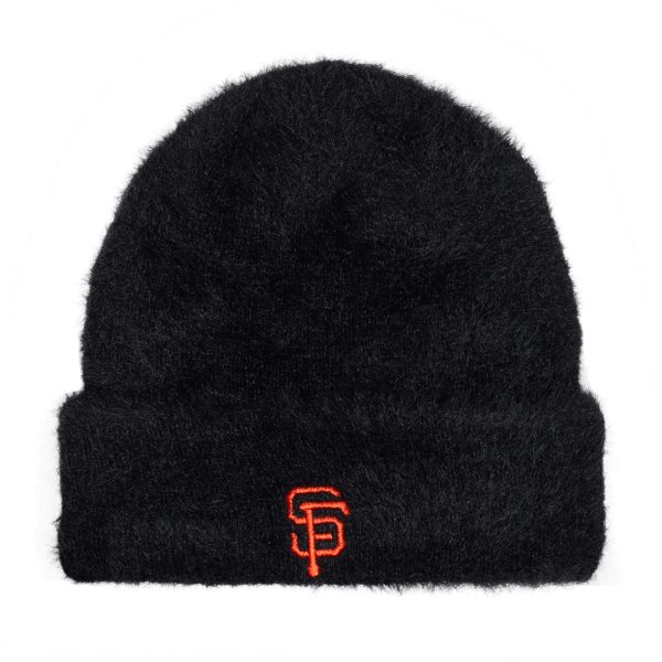 womens san francisco giants new era black fuzzy cuffed knit hat Collection | San Francisco Giants Shop - Official MLB Jerseys & Caps