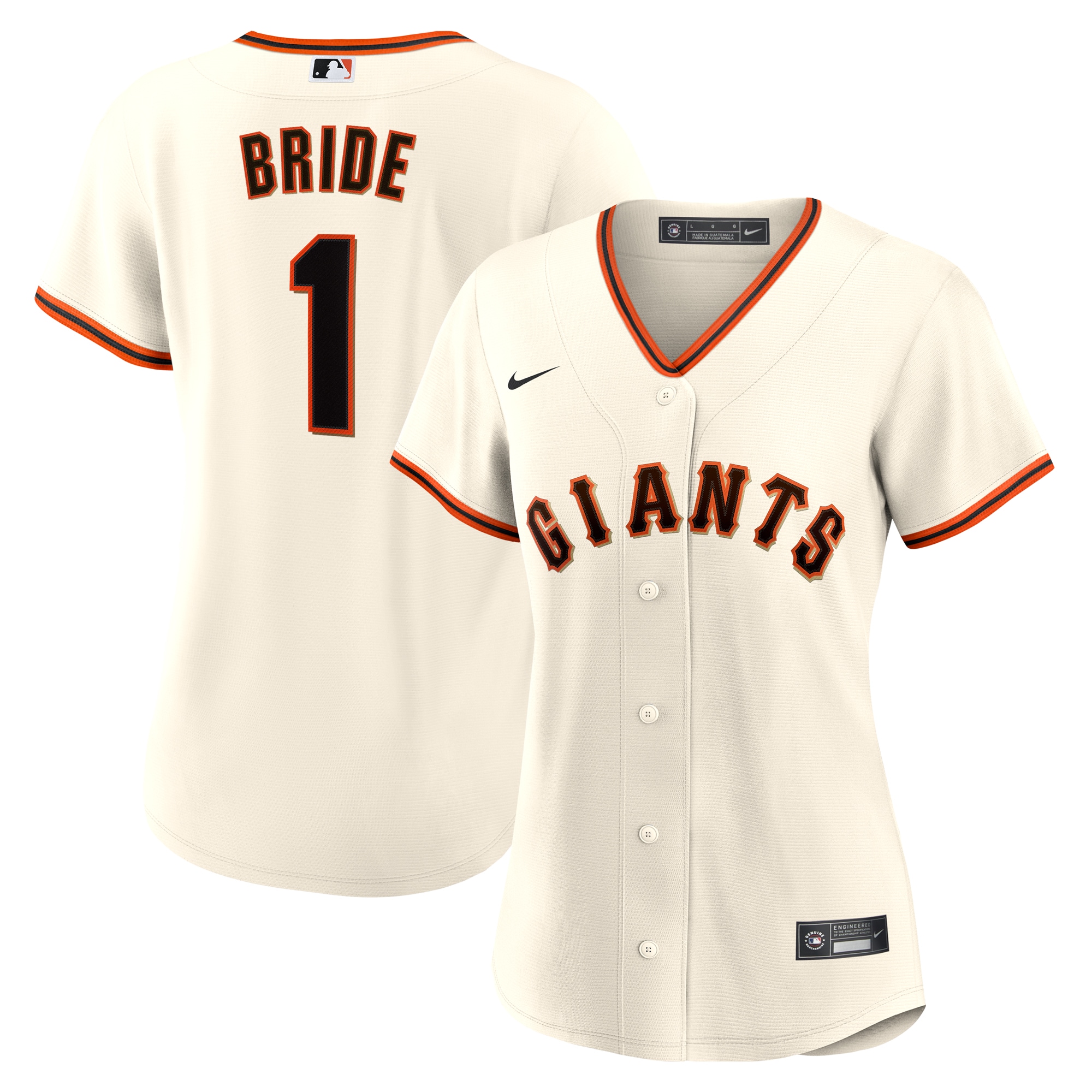 womens san francisco giants nike white 1 bride home replica jersey Collection | San Francisco Giants Shop - Official MLB Jerseys & Caps