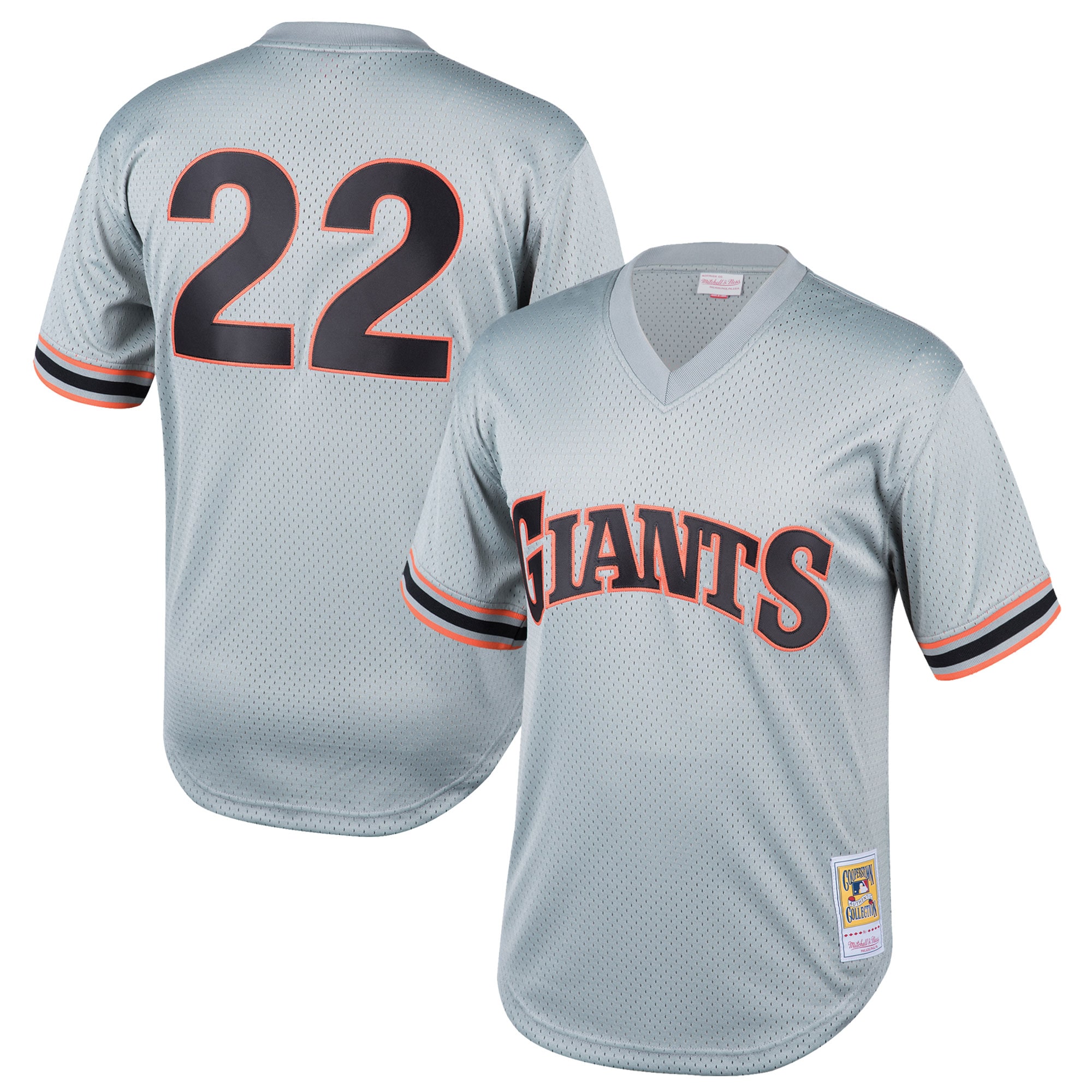 youth san francisco giants will clark mitchell  ness gray cooperstown collection mesh batting practice jersey 3288854 Collection | San Francisco Giants Shop - Official MLB Jerseys & Caps