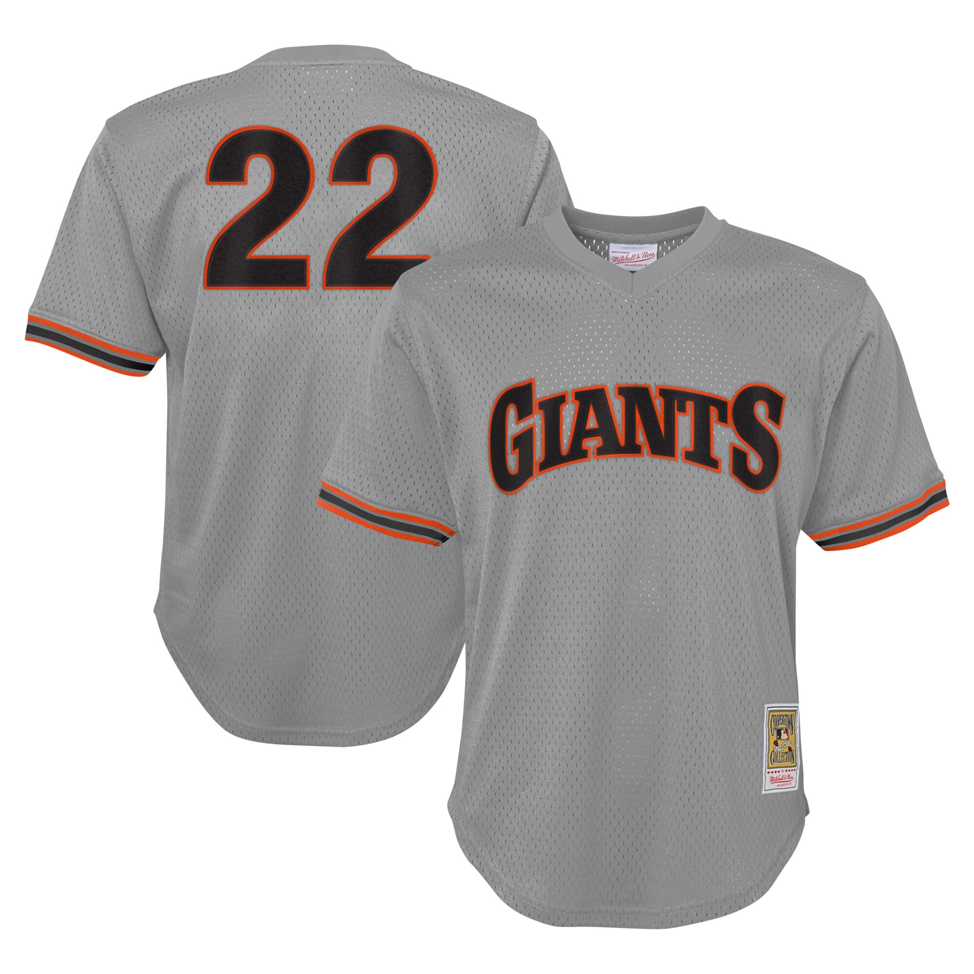 youth san francisco giants will clark mitchell  ness gray cooperstown collection mesh batting practice jersey Collection | San Francisco Giants Shop - Official MLB Jerseys & Caps
